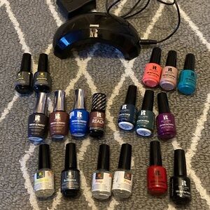 Gel nail light and polish